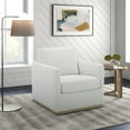 thumbnail image 1 of Cole & Rye Boucle Fabric Swivel Chair, 1 of 17