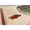 thumbnail image 4 of YouTheFan Arkansas Razorbacks 17"x13" 3D 5 Layer Stadium View Wall Art, 4 of 5