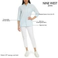 thumbnail image 5 of Nine West Women's Long Sleeve Double Gauze Button Up, 5 of 7