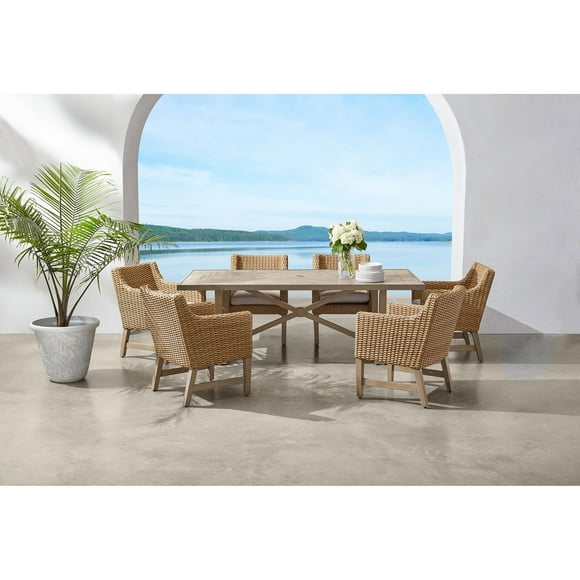 Member's Mark Breck Dining Set with Sunbrella Fabric, 7pc