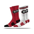 thumbnail image 1 of Georgia Bulldogs Adult 2-Pack Crew Socks, 1 of 3