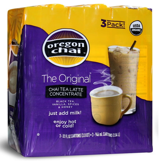 Oregon Chai Tea Latte Concentrate, 32 fl. oz., 3 pk.