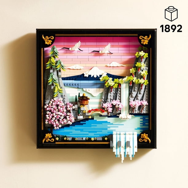 LEGO Art Japanese Cherry Blossom Landscape Building Set, 1892 pc