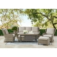 thumbnail image 1 of Member's Mark Rosehill Deep Seating Set with Sunbrella Fabric, 6pc, 1 of 5