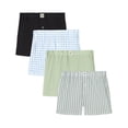 thumbnail image 1 of GapBody Men's 4-Pack Woven Boxer, 1 of 9