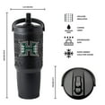 thumbnail image 3 of Logo Brands Hawaii Rainbow Warriors Stainless Steel Tumbler Set, 3 of 7