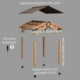 thumbnail image 10 of Backyard Discovery Norwood Cedar Gazebo with PowerPort, Choose Size, 10 of 10