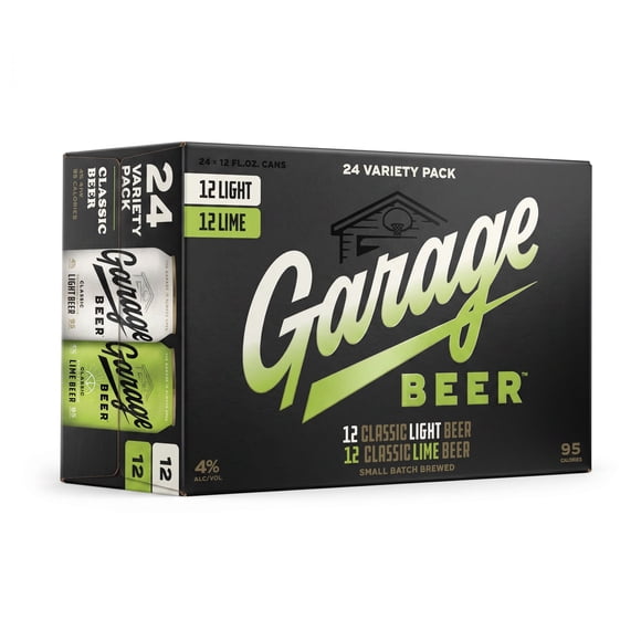 Garage Beer Lime and Light Lager Beer Variety Pack, 12 fl. oz. can, 24 pk.