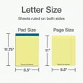 thumbnail image 2 of Docket Legal Writing Pads Ruled 10-Pack 8.5x11.75, 2 of 7