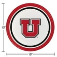 thumbnail image 2 of Collegiate Round Paper Plates, 10", 85 ct., Choose Your Team, 2 of 6
