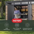 thumbnail image 19 of Keter 11' x 7' Signature Collection Resin Outdoor Shed, 19 of 21