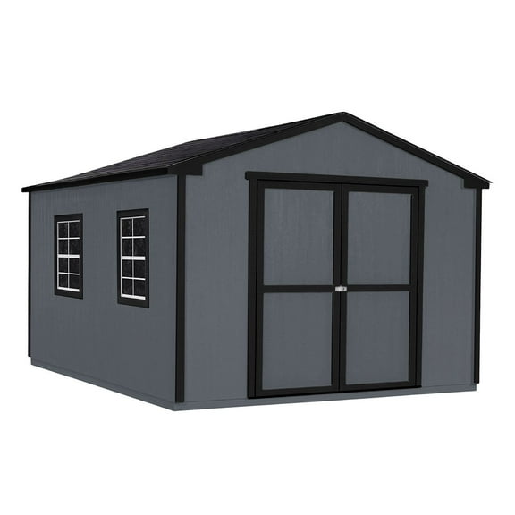 Handy Home Products Gable 10' x 16' Outdoor Wooden Shed, Choose Installation