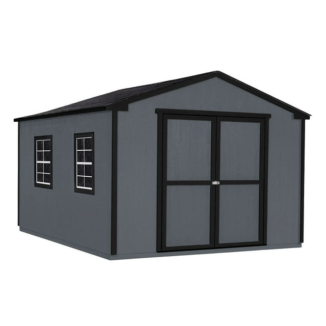 Handy Home Products Gable 10' x 16' Outdoor Wooden Shed, Choose Installation