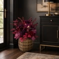 thumbnail image 4 of Artificial 36" Fall Baskets in Round Baskets, Assorted Colors, 4 of 6