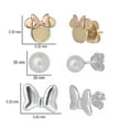 thumbnail image 4 of Disney Earring Set in 14K Gold and Sterling Silver, 4 of 5