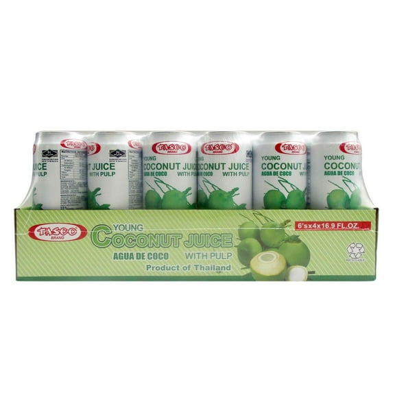 Tasco Young Coconut Juice, 16.9 oz., 24 pk.