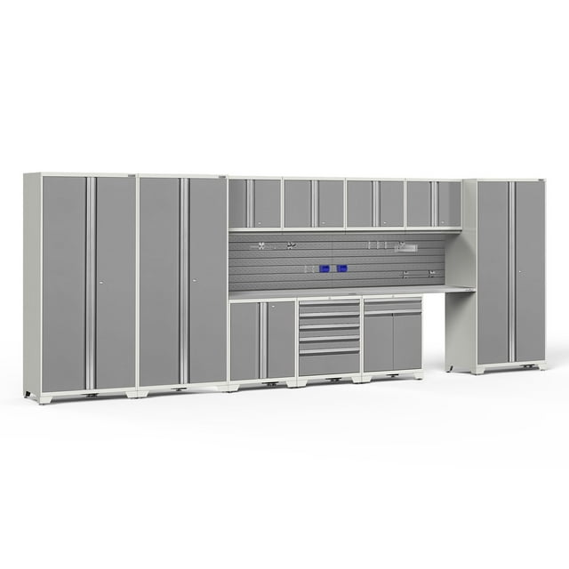 NewAge Products Pro Series 12 Piece Cabinet Set, 220" W x 24" D x 85.25" H