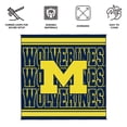 thumbnail image 8 of Logo Brands Michigan Wolverines 106"x106" Rally Mat, 8 of 8