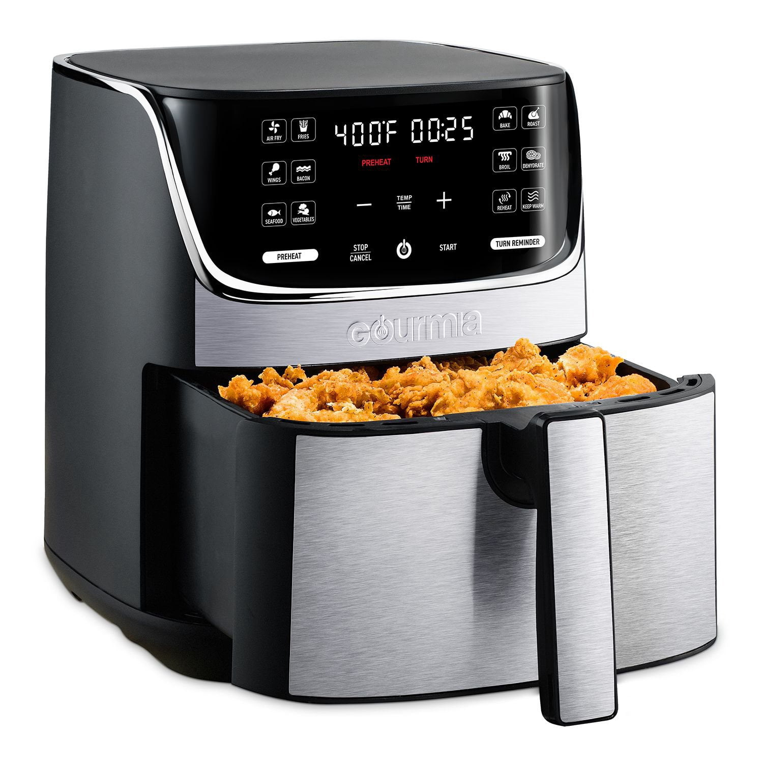 キッチン家電 Gourmia 7-Quart Digital Air Fryer Gourmia 7-Quart Digital Air Fryer, Includes 3-Piece Silicone