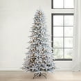 thumbnail image 1 of Member's Mark 9' Flocked Aspen Pre-Lit Christmas Tree, 1 of 9