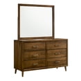 thumbnail image 4 of Zuma Panel 3PC or 5PC Bedroom Set in Walnut, Assorted Sizes, 4 of 10