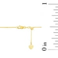 thumbnail image 4 of Adjustable Box Link Chain Necklace in 14K Gold, .85mm, 4 of 4