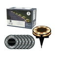 thumbnail interactive-video image 1 of Member's Mark Matte Black LED Solar Disc Lights, 6-Pack, 1 of 15