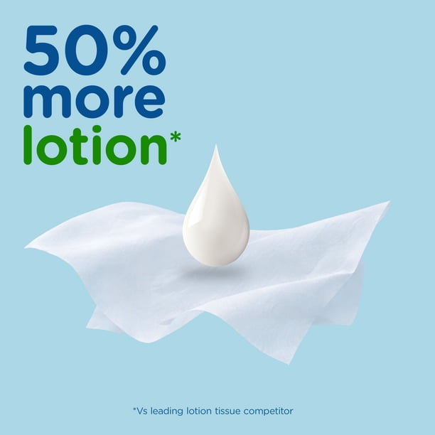 Puffs Plus Lotion 2-Ply Facial Tissues 12 Cube Boxes, 72 tissues