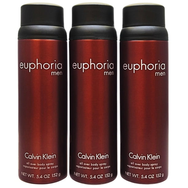 Calvin Klein Euphoria for Men Body Spray, oz, pk