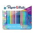 thumbnail image 1 of Paper Mate Flair Felt Tip Pens, Medium and Dual-Brush Tip, Assorted Colors, 17 Count, 1 of 7