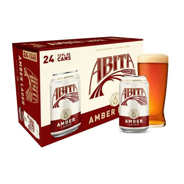 Abita Brewing Amber Lager Beer, 12 fl. oz. can, 24 pk.