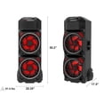 thumbnail image 2 of NEW! Monster GI30 Pro High Power 2000W Bluetooth Party Speaker with deep bass and RGB LED Lights, 2 of 11