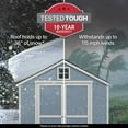 thumbnail image 3 of Handy Home Products Gable 8' x10' Outdoor Wooden Shed, Choose Installation, 3 of 15
