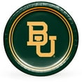 thumbnail image 1 of Baylor Bears NCAA Round Paper Plates, 10", 85 ct., 1 of 6