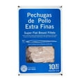 thumbnail image 1 of Simmons Foods Boneless and Skinless Super Flat Chicken Breast Fillets, Frozen, 10 lbs., 1 of 5