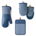 thumbnail image 1 of Member's Mark 4 -Pack Yarn Dyed Silicone Oven Mitt, Pot Holder, Mini Mitt Set, 1 of 6