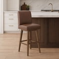 thumbnail image 1 of HH2 Home Parson Wood Adjustable Height Swivel Bar Stool, 1 of 2