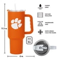 thumbnail image 5 of Logo Brands Clemson Tigers Tumbler Set, 5 of 5