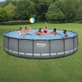 thumbnail image 1 of Bestway Power Steel 18’ x 48” Round Above Ground Pool Set, 1 of 10