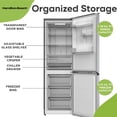 thumbnail image 9 of Hamilton Beach 11.7 cu. ft. Bottom Mount Refrigerator/Freezer Combo, 9 of 12