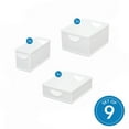 thumbnail image 6 of iDesign 9-Piece Recycled White Stacking Kitchen and Pantry Storage Set, 6 of 10