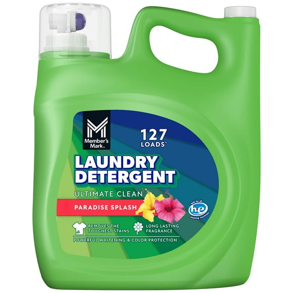 Member's Mark Liquid Laundry Detergent, Paradise Splash, 127 loads, 196 fl. oz.