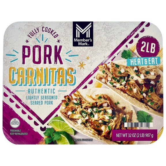 Member's Mark Fully Cooked Pork Carnitas, 2 lbs.