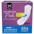 thumbnail image 1 of Member's Mark Total Protection Pads for Women, Moderate Regular, 264 ct., 1 of 8