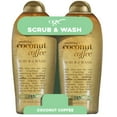 thumbnail image 1 of OGX Smoothing Coconut and Coffee Scrub Wash, 19.5 fl. oz., 2 pk., 1 of 8