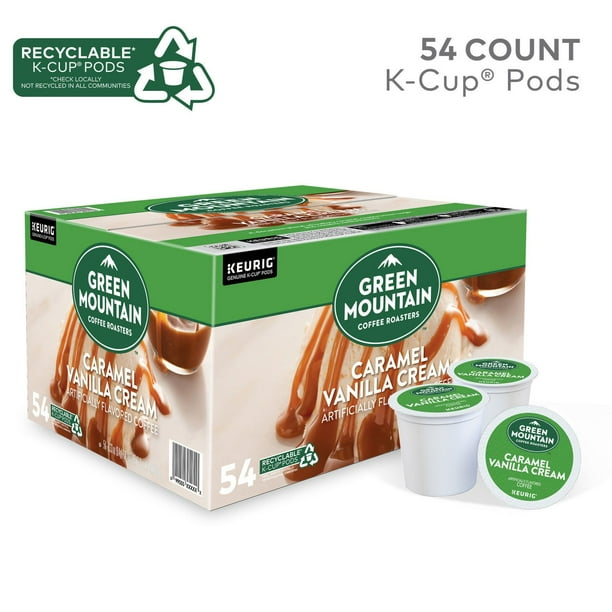Green Mountain Coffee K-Cup Pods, Caramel Vanilla Cream, 54 ct