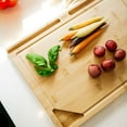 thumbnail image 5 of Dexas Bamboo PrepTech 2-Slot Cutting Board, 5 of 6