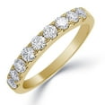 thumbnail image 1 of Round Cut Diamond Band in 14K Gold, 1 of 5
