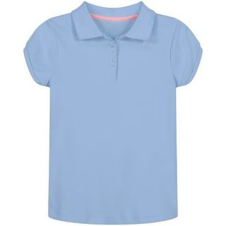 Nautica Girls Uniform Short Sleeve Interlock Polo