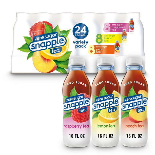 Snapple Zero Sugar Tea Variety Pack 16 fl. oz., 24 pk. - Samsclub.com